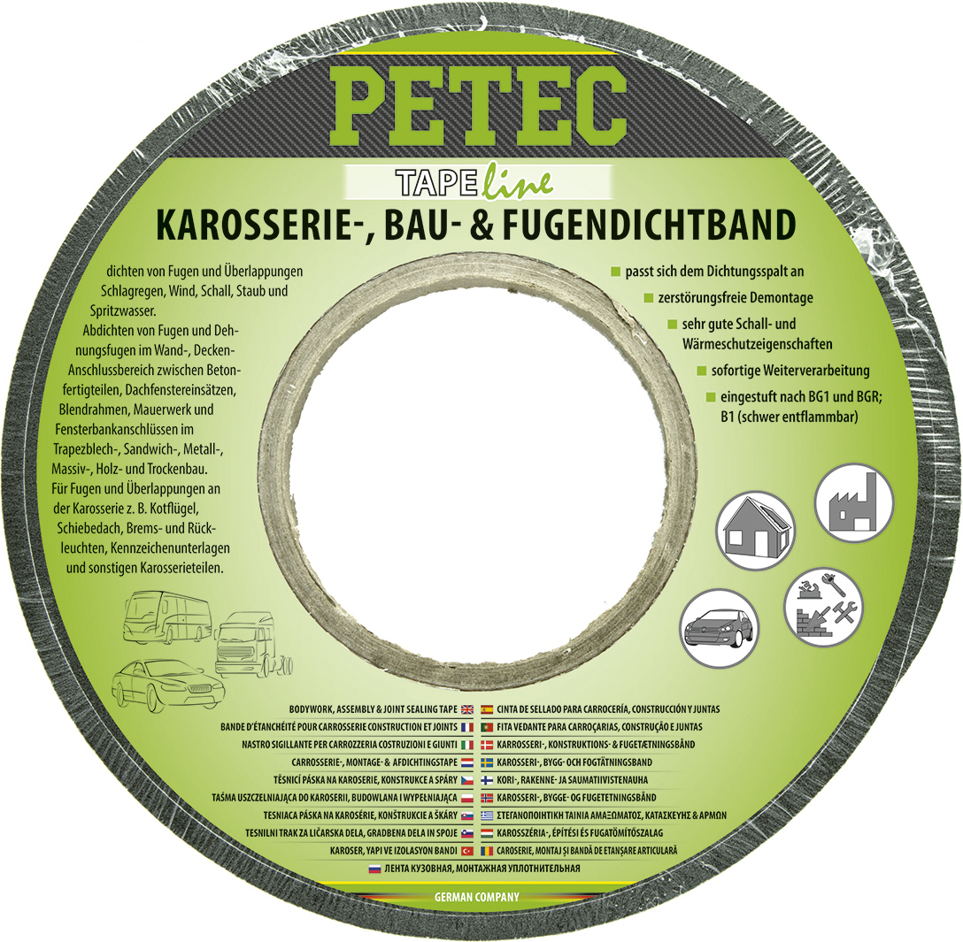 PETEC KaroBand Butyl grau Karosserie-Dichtband & Knetmasse 2mmx20mmx16m  87520 ❱❱ günstig kaufen